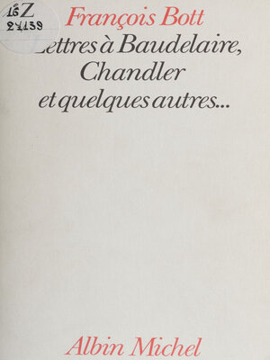 cover image of Lettres à Baudelaire, Chandler et quelques autres